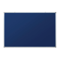 Доска текстильная 60x90 см Attache цвет покрытия синий алюминиевая рама