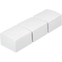 Блок для записей Attache 90x90x50 мм белый (плотность 80 г/кв.м, 3 штуки в упаковке)