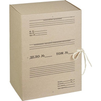 Короб архивный на 2-х завязках Attache 150 мм картон бурый до 1500 листов