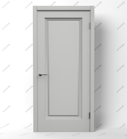 Межкомнатная дверь Леон 2 эмаль серая