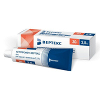Кетопрофен-Вертекс гель для наружного применения 2,5% 30г