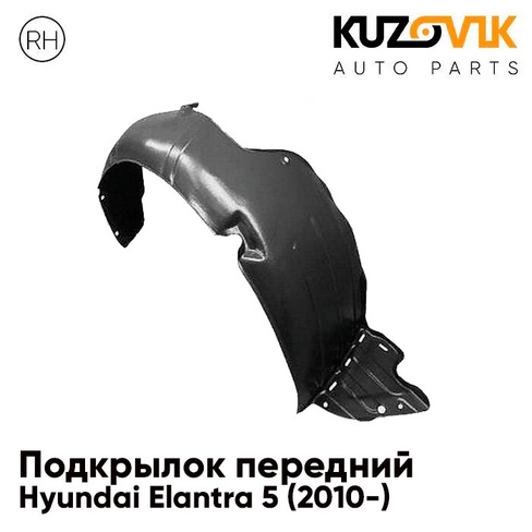 Подкрылок переднего правого крыла Hyundai Elantra 5 (2010-) KUZOVIK