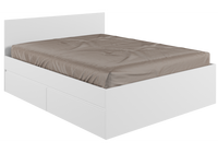 Кровать Мадера 160х200 белый эггер M-lion мебель