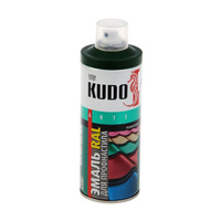 Эмаль для металлочерепицы KUDO зеленый мох 520 мл KU-06005R