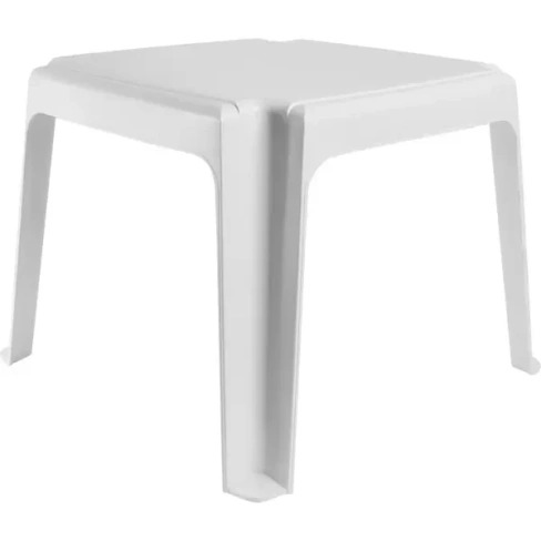 Столик для шезлонга квадратный 45x45 см белый Без бренда Элластик