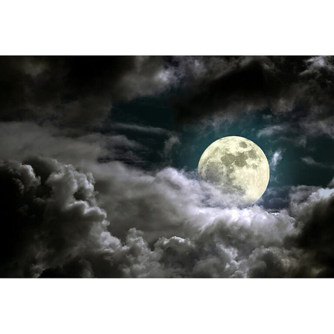 Фотообои Студия фотообоев Луна в облаках
