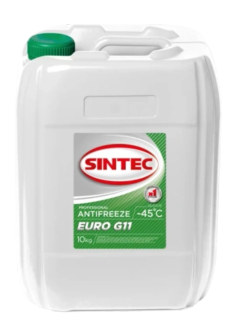 Антифриз Sintec Euro G11 зеленый 10 кг