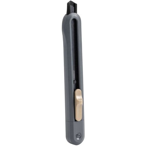 Нож канцелярский Deli ENS063-GR Nusign 9мм, сталь, серый 24 шт./кор.
