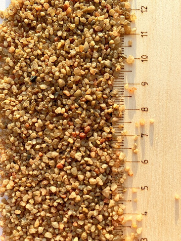 Песок кварцевый, фракция 1-2 мм, мешок 25 кг, 15,6 л