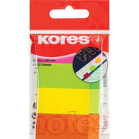 Бумажные клейкие закладки Kores Strips