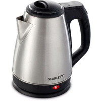 Чайник электрический Scarlett SC-EK21S25, 1350Вт, серебристый