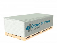 Гипсокартон (ГСП) Gyproc Оптима 1950х1200х12,5 мм