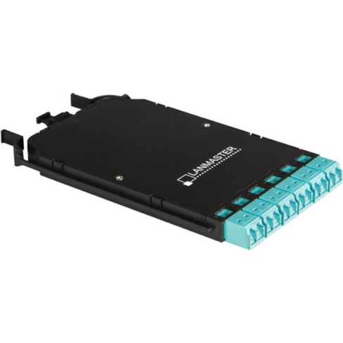 Компактная mpo кассета LANMASTER LAN-MCCB-1M-12LC/OM3