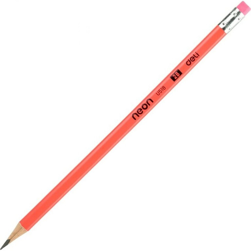 Чернографитный карандаш DELI Neon EU51806-1