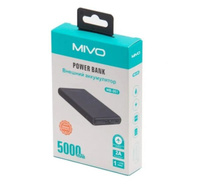 Power Bank 5000mAh Mivo MB-051 Внешний аккумулятор MiVO