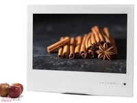 Встраиваемый Smart телевизор для кухни AVS240KS (белая рамка) AVEL