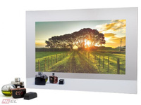 Встраиваемый телевизор для кухни AVS245SM (Magic Mirror HB) 23.8"
