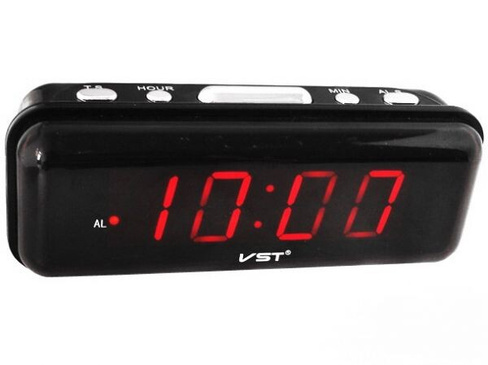Электронные часы VST 738-1 (красный)