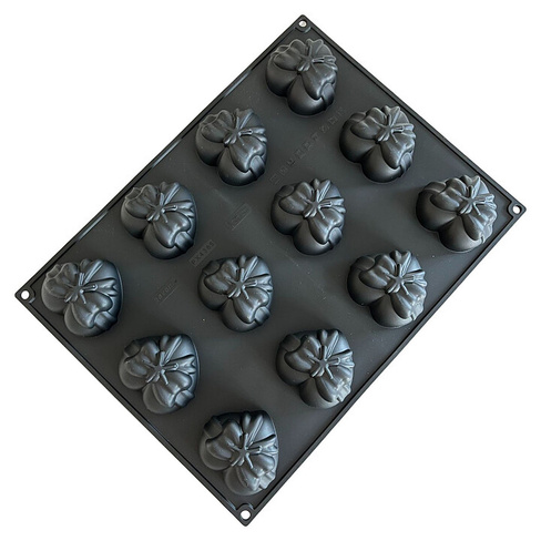 Форма силиконовая PAVOFLEX для пирож. 3D Cadeau 300х400мм h36мм 12 ячеек 90мл Pavoni PX4385S