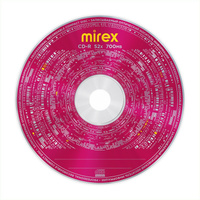 CD-R Mirex Brand 52X 700MB Slim case