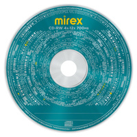 CD-RW Mirex Brand 4X-12X 700MB Slim case