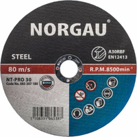 Отрезной диск по стали NORGAU NT-PRO 30