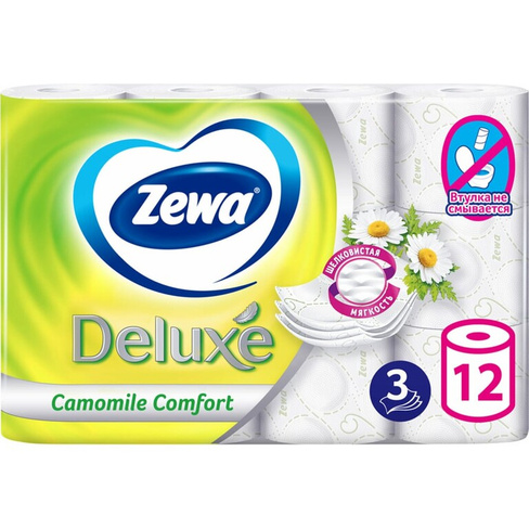Туалетная бумага ZEWA Deluxe