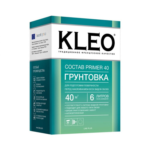 Грунтовка сыпучая Kleo Primer 40