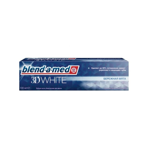 Зубная паста BLEND_A_MED 3D White Бережная мята