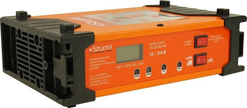 Зарядное устройство Sturm BC1210PR инверторное 10а, для акб 12/24в, 10-100ач STURM