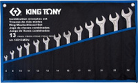 Набор комбинированных ключей KING TONY 6-24 мм чехол из теторона, 13 предметов [12D13MRN]