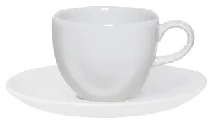 Пара чайная WHITE (чашка 220мл и блюдце 16см) Oxford 077105, RA04-9504