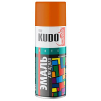 Эмаль аэрозольная KUDO 1019 универсальная 520мл оранжевая, арт.KU-1019