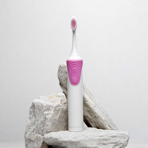 Электрическая зубная щетка luazon lp-009, вибрационная, 8500 дв/мин, 4 насадки, 2хаа,розовая Luazon Home