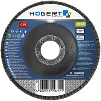 Лепестковый шлифовальный круг HOEGERT TECHNIK HT8D050
