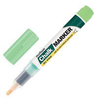 Маркер меловой MUNHWA Chalk Marker 3 мм ЗЕЛЕНЫЙ сухостираемый для гладких поверхностей CM-04