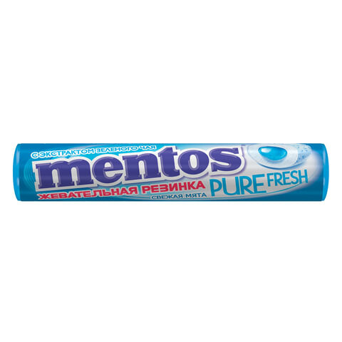Жевательная резинка MENTOS Pure Fresh Свежая мята 155 г 87545