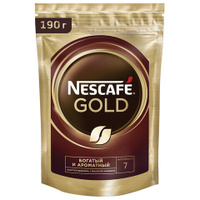 Кофе молотый в растворимом NESCAFE Gold 190 г сублимированный 12403031