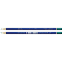 Заточенный акварельный карандаш Vista-Artista 524 Бирюзовый темный, Turquoise blue dark