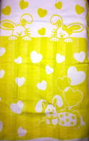 Одеяло байковое 57-8ЕТЖ "Кружево", 100% хл. 140х100 (лимонный) Ермолино