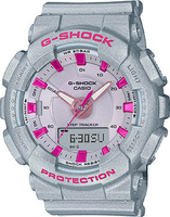 Японские наручные мужские часы Casio GMA-S130NP-8A. Коллекция G-Shock