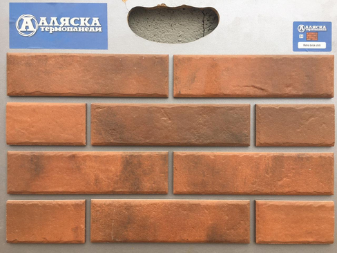 Термопанель Аляска Retro Brick chili