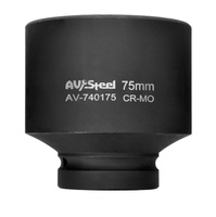 AV Steel Головка ударная удлиненная AV Steel AV-740175, 6-гр., 1", 75мм