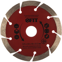 Алмазный отрезной диск для угловых шлифмашин FIT Турбо