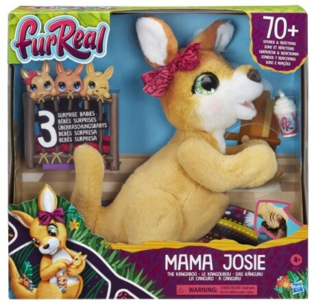 Мягкая игрушка FurReal Friends (Фуриал Френдс) кенгуру Джози и ее малыши E6724