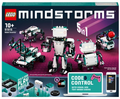 Конструктор LEGO Mindstorms (ЛЕГО Майндштормс) 51515 Робот-изобретатель/радиоуправляемая игрушка/ev3