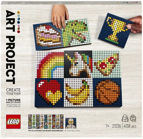 Конструктор LEGO (ЛЕГО) 21226 Творческий проект: создаем вместе, 4138 дет.