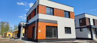 Дом из силикатного кирпича, двухэтажный, ул. Дежнева, д. 22