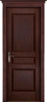 Дверь межкомнатная массив ольхи Валенсия, античный орех